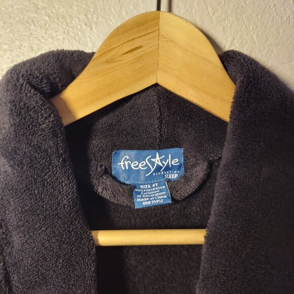 NWT Cozy Toddler Fleece Robe & Space Pajama Pants | Size 4T | Sleepwear - Picture 5 of 11